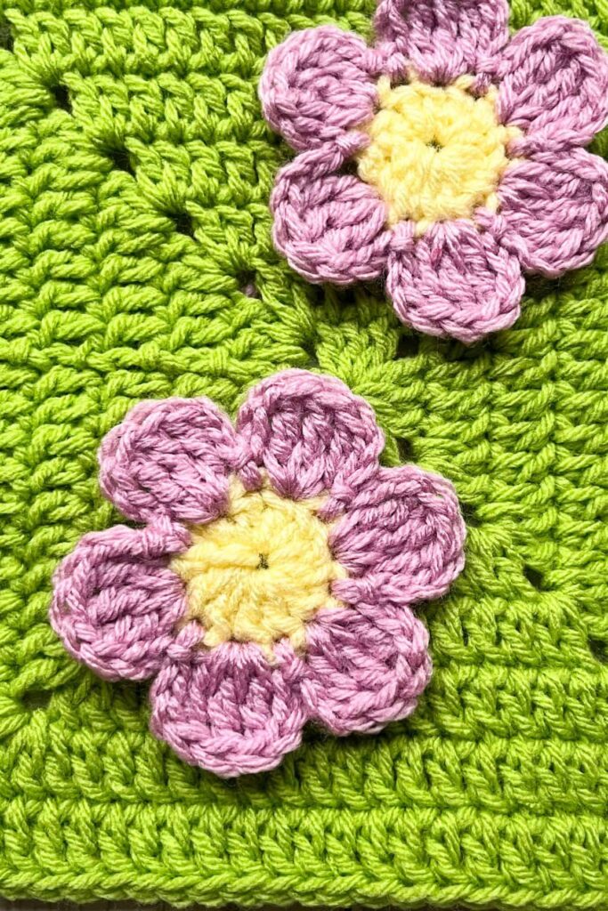 Crochet Floral Appliqués