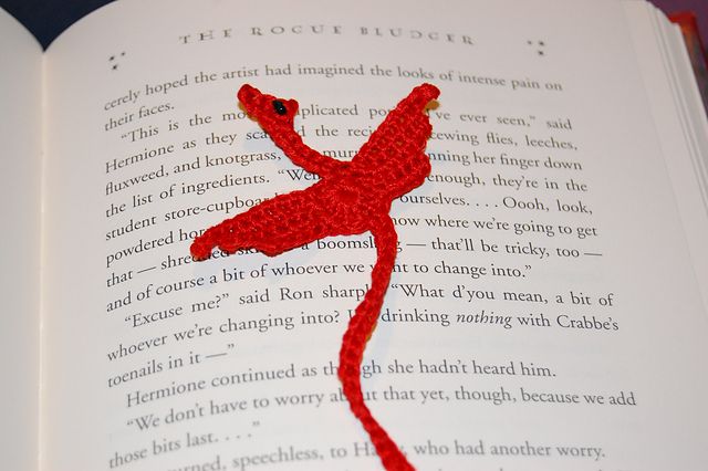 Crochet Dragonfly Bookmark