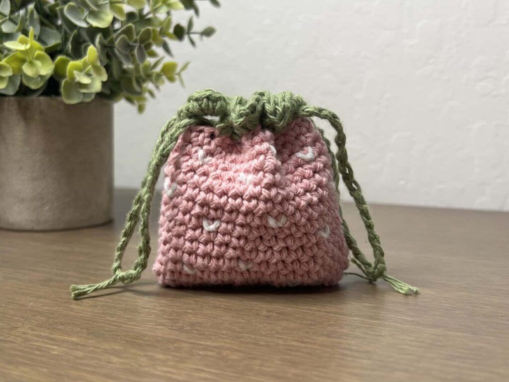 Crochet Drawstring Pouches