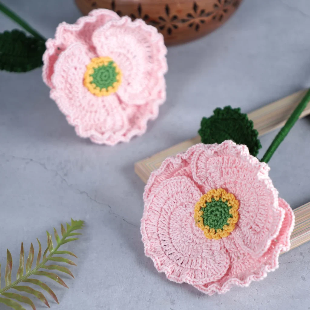 Crochet Poppy Flower