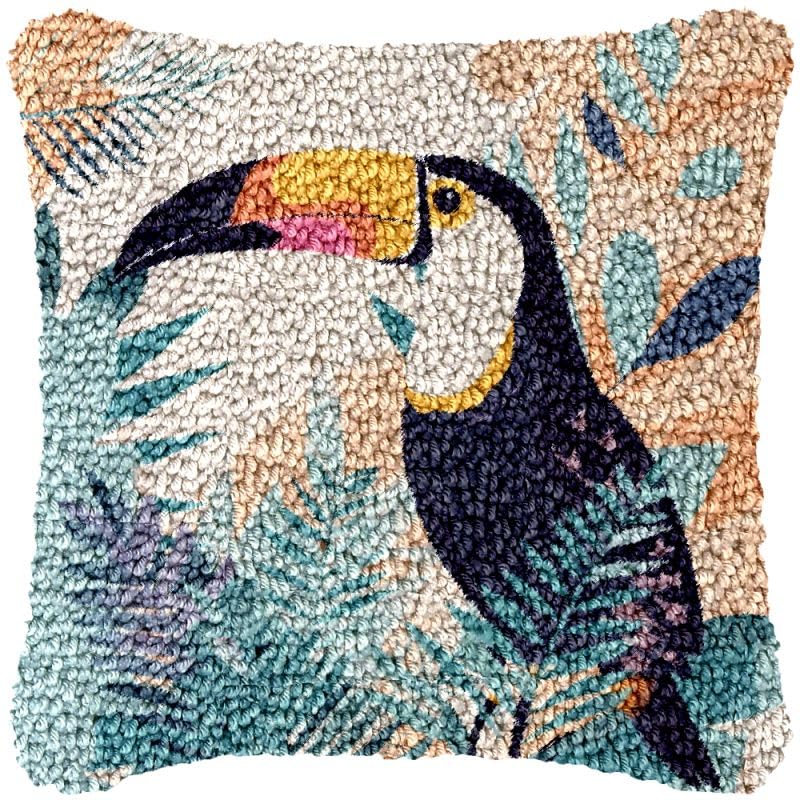 Crochet Toucan Pillow