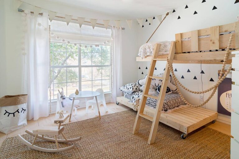 Small Kids Room Ideas with Bunk Beds to Save Every Inch