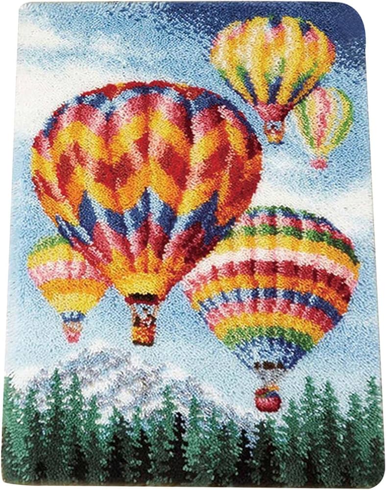  Tapestry Crochet Hot Air Balloon Pillow